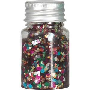 FLACONE GLITTER MULTICOLORE