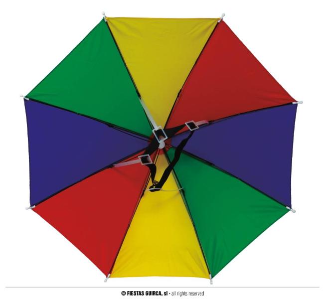 CAPPELLO OMBRELLO MULTICOLORE 55CM