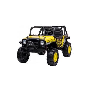 AUTO ELETTRICA GIALLO  DESERT 2 POSTI 24V
