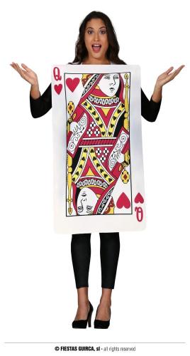 COSTUME REGINA DI CUORI TAGLIA L 42-44