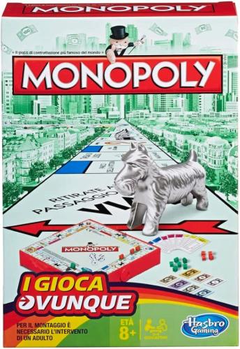 Prodotto: HAS-B1002 - TRAVEL MONOPOLY GIOCO IN SCATOLA - HASBRO