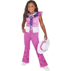 COSTUME BARBIE COWGIRL CLASSIC BAMBINA MISURA 5-6 ANNI