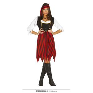 COSTUME CORSARA PIRATESSA PIRATA TAGLIA L