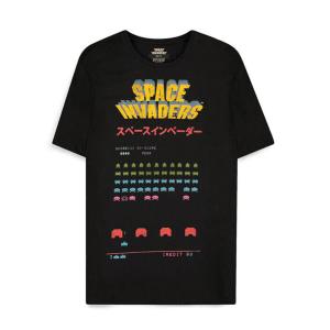 T-SHIRT NERA SPACE INVADER TAGLIA L