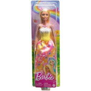 BARBIE FAIRYTALE PRINCIPESSE VESTITO GIALLO CON FARFALLE