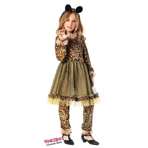 COSTUME GHEPARDINA NEONATA MIS. 5 ANNI
