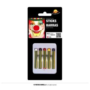 SCATOLA 5 TRUCCHI STICK ASSORTITI 6X45