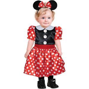 COSTUME MINNIE TOPOLINA BEBÈ TAGLIA 12-18 MESI