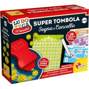 LUDOTECA SUPER TOMBOLA SEGNA E CANCELLA 48 CARTELLE