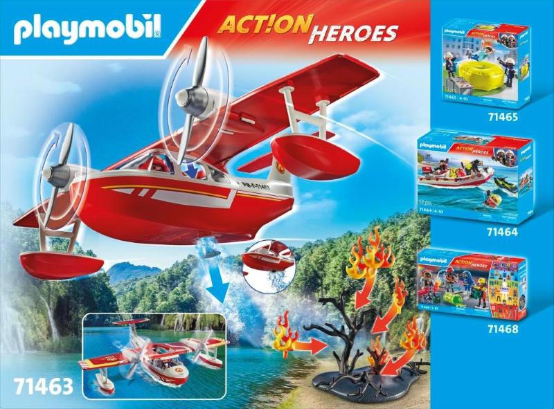 PLAYMOBIL ACTION HEROES IDROVOLANTE DEI POMPIERI