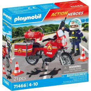 PLAYMOBIL ACTION HEROES MOTO DEI POMPIERI
