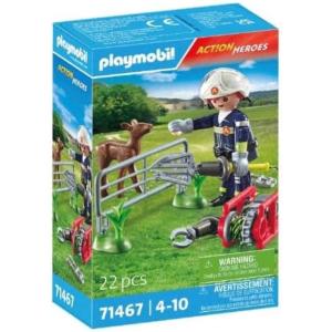 PLAYMOBIL ACTION HEROES POMPIERI IN AZIONE