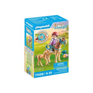 PLAYMOBIL HORSES OF WATERFALL BAMBINA CON PONY E PULEDRO