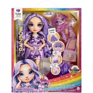 RAINBOW HIGH BAMBOLA FASHION DOLL- VIOLET VIOLA CON SLIME ANIMALE MAGICO E ACCESSORI