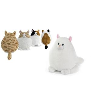 PELUCHE CHUBBY GATTO COLORI ASS.TI - 30 CM L