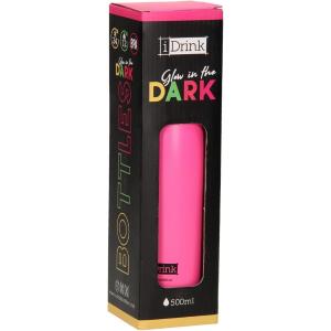 BOTTIGLIA TERMICA 500 ML GLOW IN THE DARK ROSA