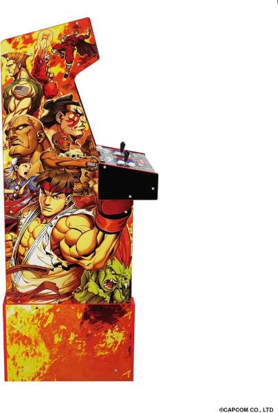 CABINATO ARCADE RETRO MACHINE STREET FIGHTER LEGACY 14 IN 1