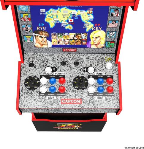 CABINATO ARCADE RETRO MACHINE STREET FIGHTER LEGACY 14 IN 1