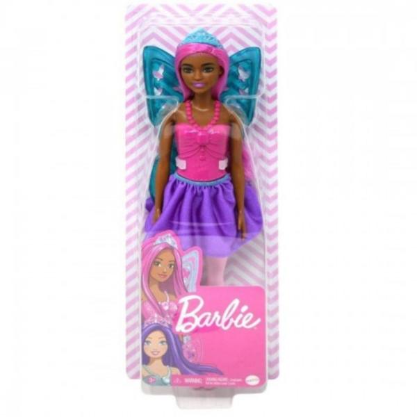 BARBIE DREAMTOPIA 30 CM FATINA BALLERINA CON VESTITO ROSA E LILLA