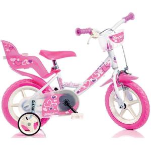 BICICLETTA 12" LITTLE HEART CUORI EVA BIMBA 