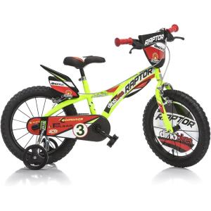 BICICLETTA 16 RAPTOR GIALLO
