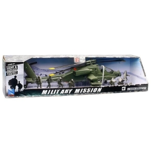 ELICOTTERO APACHE AH-64 CON SET SOLDATINI - OPEN TOUCH BOX SCALA 1:32