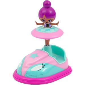 TWIKY STARS - BUMPER CAR PLAYSET BAMBOLA CON CAPELLI VIOLA