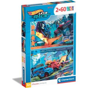 PUZZLE 2X60 PZ HOTWHEELS