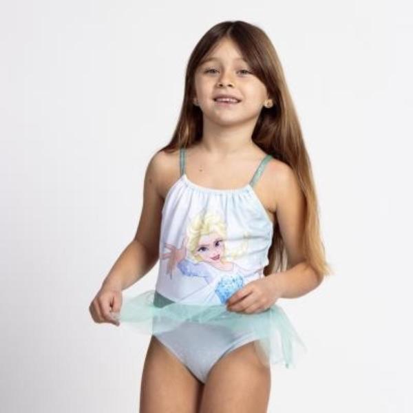 COSTUME INTERO FROZEN TURCHESE MISURA 5 ANNI