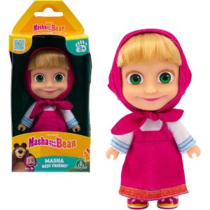 BAMBOLA MASHA E ORSO CON VESTITINO ESTIVO 12 CM