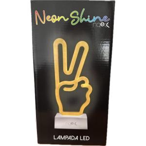 LAMPADA A LED NEON SHINE A FORMA DI MANO NUMERO 2