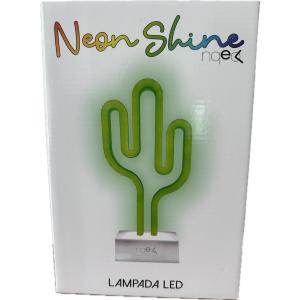 LAMPADA A LED NEON SHINE A FORMA DI CACTUS