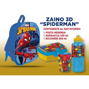 SPIDERMAN ZAINETTO 3D 30 ML CON ACCESSORI