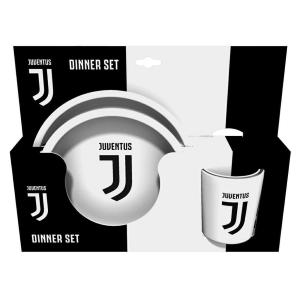 SET REGALO JUVE PIATTO PIANO + PIATTO FONDO + TAZZA