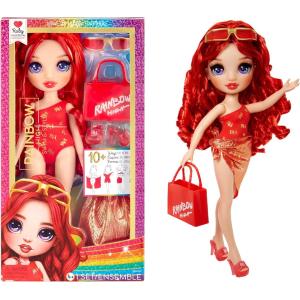 RAINBOW HIGH SWIM FASHION DOLL RUBY COSTUME ROSSO