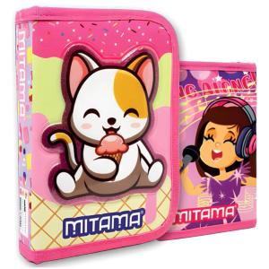 ASTUCCIO MITAMA 1 ZIP SPINNY GIRL GATTO E CANTANTE