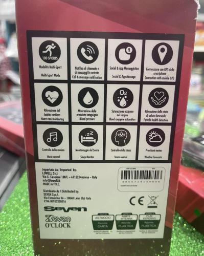 OROLOGIO SMARTWATCH SEVEN 4 COLORI