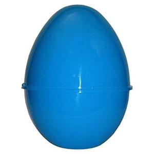 GUSCIO UOVO PICCOLO PASQUA AZZURRO BLU MASCHILE 30 CM