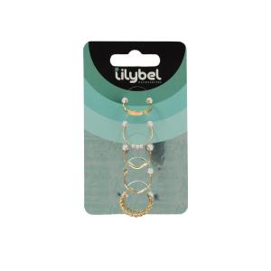 LILYBEL ANELLI DORATI 5 PZ