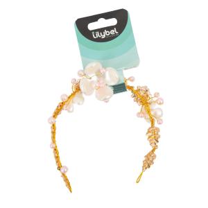 LILYBEL CERCHIETTO ORO E PERLE