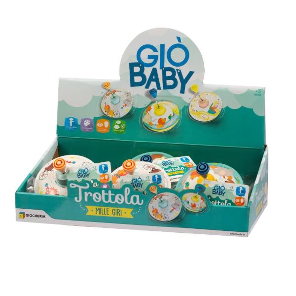 GIO' BABY - TROTTOLA IN METALLO COLORATISSIMA