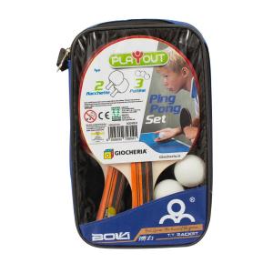 PLAY OUT - PING PONG SET 2 RACCHETTE E 3 PALLINE