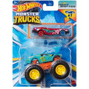 HOT WHEELS MONSTER TRUCK NIGHT SHIFTER DIE-CAST SCALA 1:64