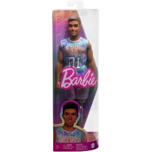 BARBIE  - KEN FASHIONISTAS CON PROTESI ALLA GAMBA E COMPLETO DA BASKET