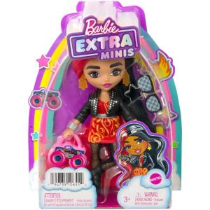 BARBIE EXTRA MINIS - BAMBOLA CON CAPELLI ROSSI E NERI