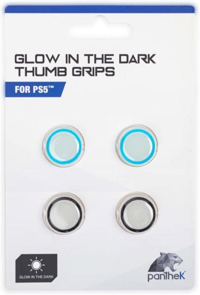PANTHEK PS5 GOMMINI PER CONTROLLER GLOW IN THE DARK