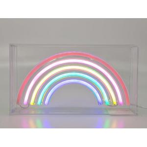 INSEGNA LED ARCOBALENO CON PRESA USB