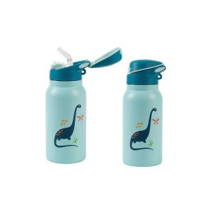 BORRACCIA TERMICA 350 ML DINO KIDS CON TAPPO RICHIUDIBILE DINOSAURO