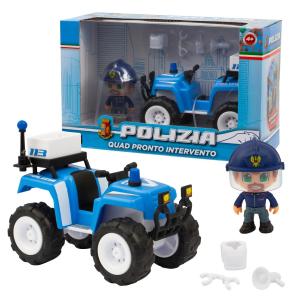 POLIZIA - QUAD CON PERSONAGGIO