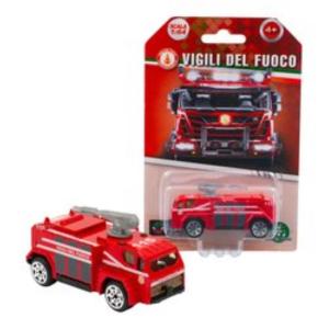 VIGILI DEL FUOCO - DIE CAST 1:64 SINGOLO MODELLO 5 IN METALLO